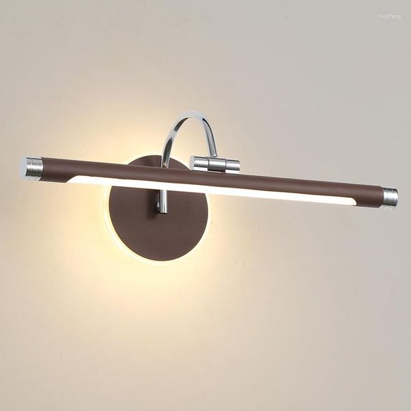 Lampada da parete Specchio Luce frontale LED Bagno Toilette Trucco Nordic Moderno Armadio semplice