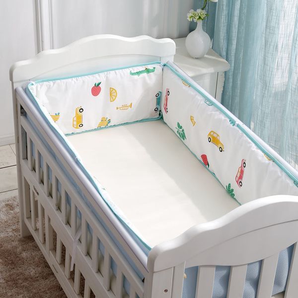Rotaie del letto 30x250cm Baby 3D Surround Estate Rete traspirante Culla Anticollisione Paraurti lungo Splicing Biancheria da letto per bambini 230715