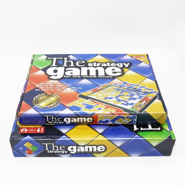 Jogos ao ar livre Atividades Jogo de Estratégia Blokus Jogo de Tabuleiro Brinquedos Educativos Jogo de Quadrados Fácil de Jogar Para Crianças Série Jogos de Interiores Party Gift Kid 230715