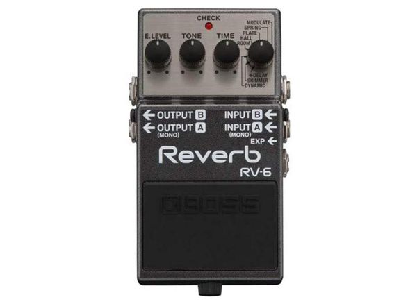 PEGS Reverb Guitar Pedal Rv6 Compact e Pedal Reverb versátil com rico e expansivo SoundDial