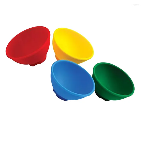 Set di stoviglie Ciotole Ciotola Silicone Snack Piatto Condimento Antipasto Miscelazione Alimentazione facciale Cereali Condimento Preparazione dessert Maschere Immersione Riso