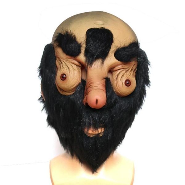 Máscaras de festa Halloween Horror Mask Cosplay Face Scary Masque Masquerade Látex Horrible Ghastly Monster Props 20211771