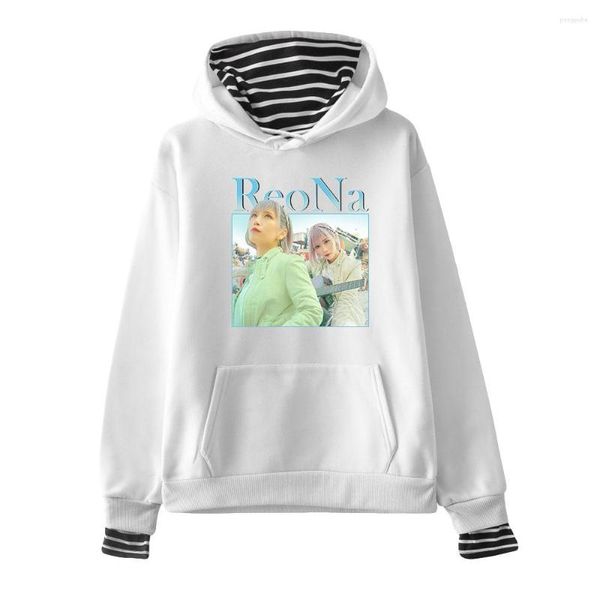 Männer Hoodies ReoNa 2D Druck Mit Kapuze Frauen/Männer Kleidung Harajuku Casual Hoher Kragen