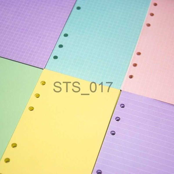 Block notes Notes A5 A6 40 fogli fogli sciolti colorati rosa viola verde taccuino ricarica carta raccoglitore a spirale pagina indice agenda cancelleria scuola x0715