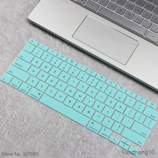 Cover per tastiera per New Air 13 A2179 Touch ID Release Laptop Versione USA Tastiera inglese Cover Protector Skin Film R230717