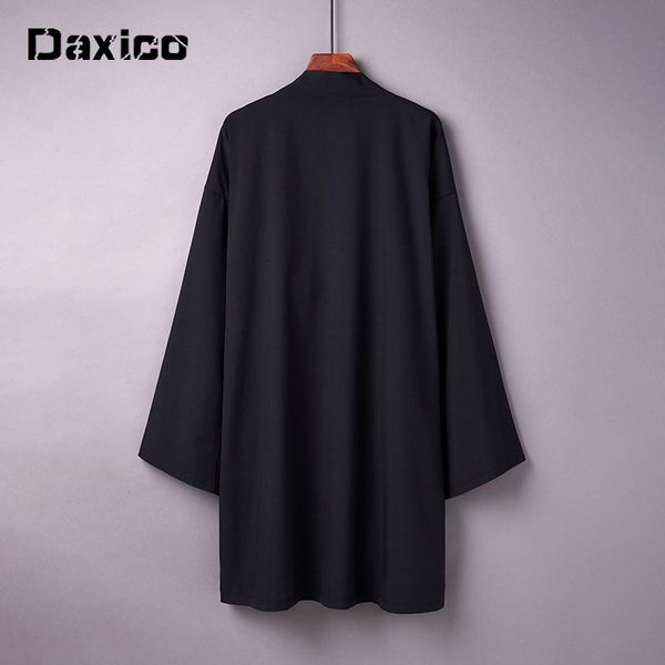 Männer T-Shirts Japanische Yukata Kimono Haori Mann Strickjacke Harajuku Frau Lange CosplayYukata Weibliche Obi Schwarz Streetwear Weiß Strand Hemd 230715