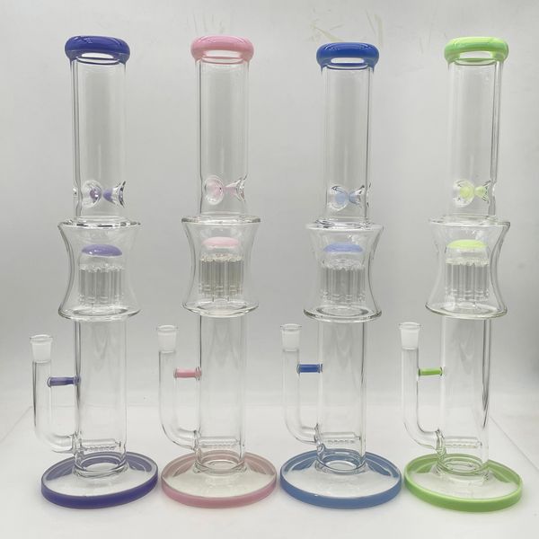 16 Zoll große Glasbongarme Baum Perc Neues Design Mondglasbong Großhandel Bong Günstige hohe Qualität für Erwachsene zu Hause mit Schüssel