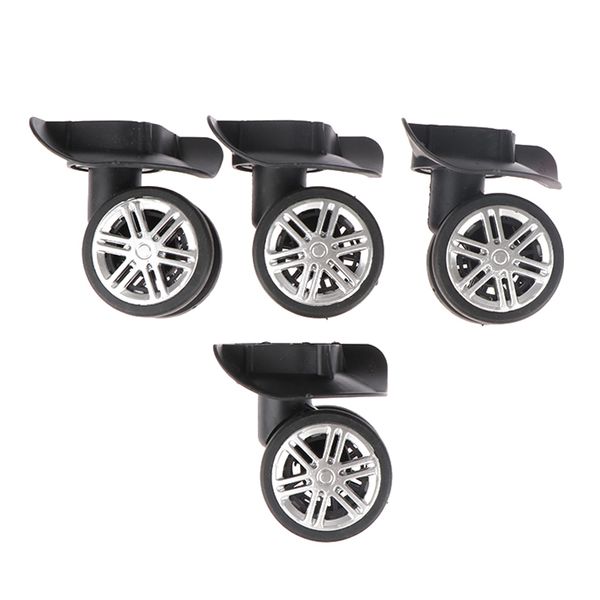 Saco Peças Acessórios 4pcs Silencioso Universal Rodas Substituição Bagagem Rodízio Malas Reparo Carrinho de Borracha 230717