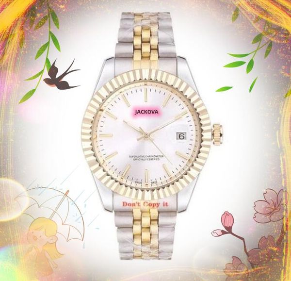 Relógios masculinos famosos mais vendidos 40 mm Quartzo de alta qualidade Cronógrafo Relógio de designer Relógio de pulso completo Pulseira de aço inoxidável Rosa Ouro Caixa de prata Relógio de pulso Relogio Masculino