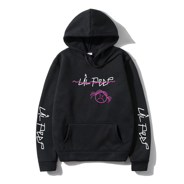 Felpe con cappuccio Lil Peep Love lil.peep Felpe con cappuccio da uomo Felpe con cappuccio pullover uomo / donna sudaderas cry baby Felpa con cappuccio da uomo