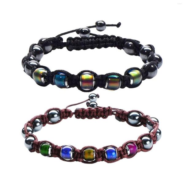 Link Bracciali Mood Bracciale Bangle Fashion Charms Gioielli regolabili per uomo