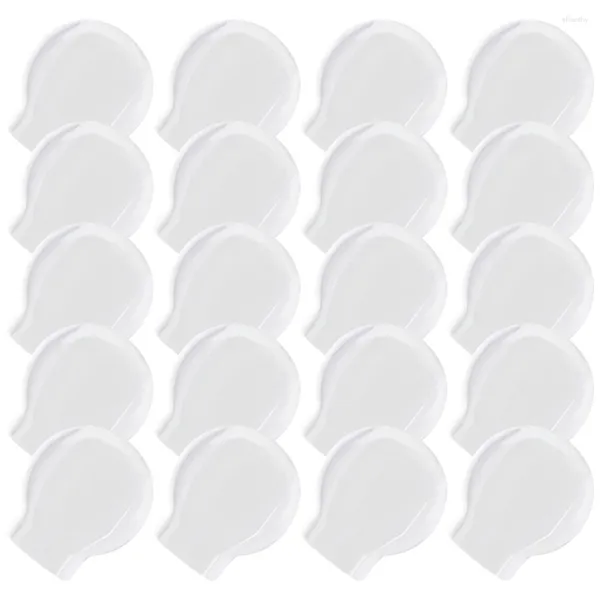 Backs Ohrringe 50 Stück Ohrclip-Pads Ohrring-Unterlage aus transparentem Silikon für Kinder-Ohrstecker, durchbohrte Konverter-Schraube, Ersatz-Schmuckmatten