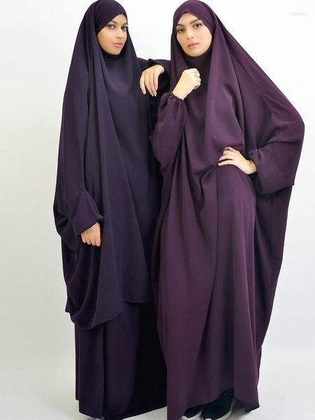 Roupas étnicas Eid Mubarak Kaftan Dubai Abaya Muslim Prayer Dress Turkey Dresses Abayas Women Robe Musulman De Mode Vetement Djellaba