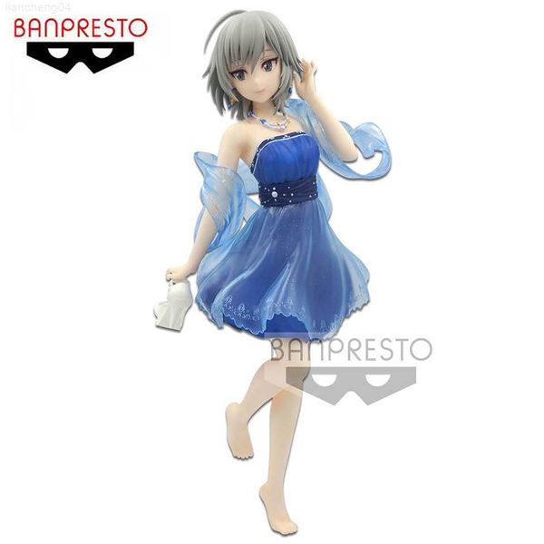 Anime Manga Qwiooe Original BP The Idol Master Cinderella Girls Anastasia Anya Starry Bride Shining Dress PVC Action Figure Spielzeug für Mädchen L230717