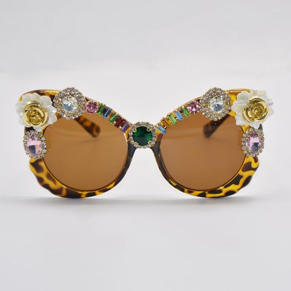 Солнцезащитные очки Diamond Ladies Brand Designer Cat Eye Party Glasses Athestone Season Mear