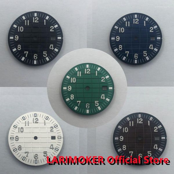 Комплекты для ремонта часов Larimoker 31,5 мм циферблат с датой окно Земля Fitt