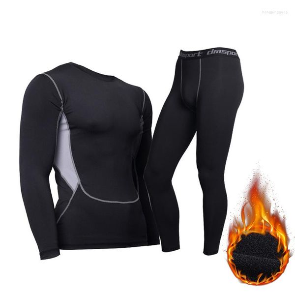 Lucky John Damen Thermo-Unterwäsche Winter-Set für Herren, schnell trocknend, antimikrobiell, Stretch, Fitness, Thermo, warm, lange Unterhosen