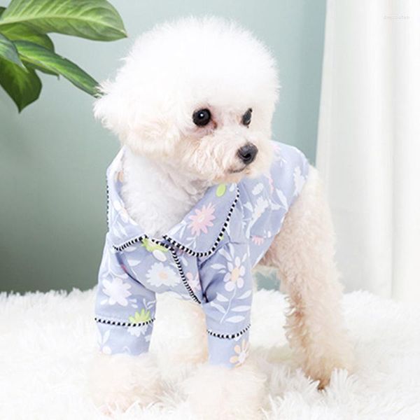 Hundebekleidung Boutique Haustierkleidung Europäische und amerikanische koreanische Version Französischer Kampfkatzen-Pyjama im kleinen Duftstil