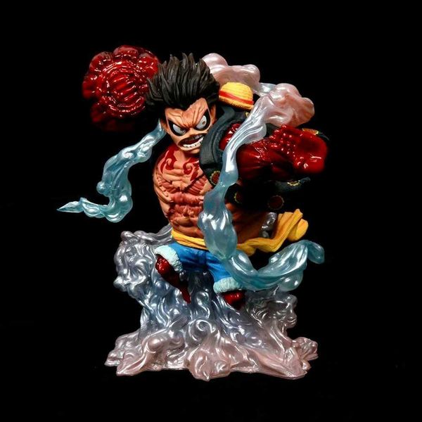 Anime Manga 15CM Cute Luffy Gear 4 Figurine One Piece Anime Action Figure Giocattoli per bambini per adulti Giappone Manga Cartoon Gift Spedizione gratuita Articoli L230717