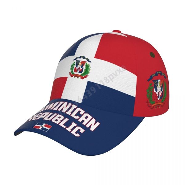 Snapbacks Unisex Dominican Republic Flag Cool для взрослой бейсболка патриотическая шляпа для бейсбольных футбольных фанатов Мужчины 230716