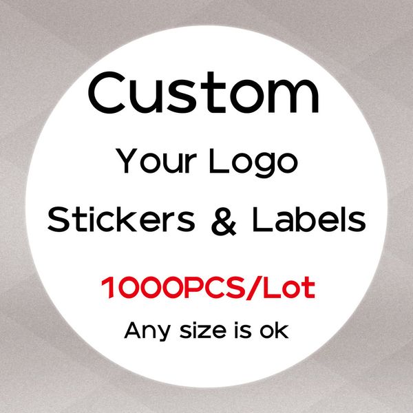 Outros artigos para festas de eventos 1000 PCS Adesivos personalizados Adesivos personalizados Etiquetas Adesivos personalizados Etiquetas de embalagem Crie seu próprio adesivo 230715