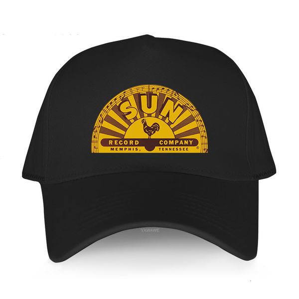 Boné de beisebol Snapbacks Chapéu de alta qualidade Sun Record Company Tradicional Sunrise Rooster Label cap Camisa Adulto verão moda marca chapéu 230716
