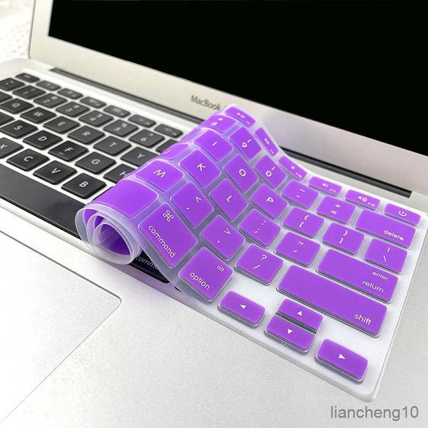 Cover per tastiera Candy Colors English US Enter Keyboard Cover Protector Skin Case per Air 13 15 A1466 A1278 A1398 Laptop R230717