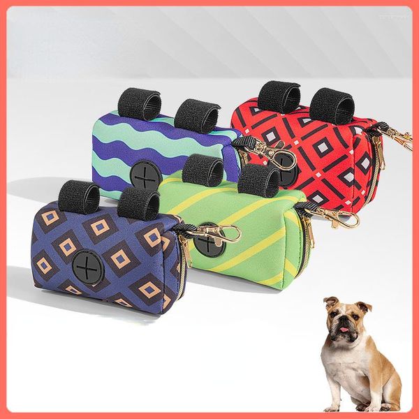 Capas para assento de carro para cachorro Protable Pet Waste Bag Carrier Dispensador para suporte de cocô Sacos de caixa de lixo