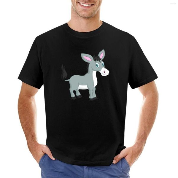 Erkek Polos Eşek T-Shirt Hızlı kuruyan kısa kollu tee Erkekler