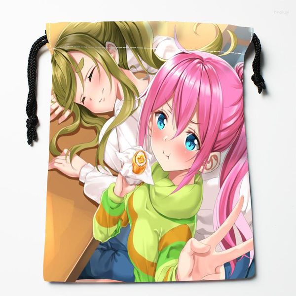 Сумки для хранения хорошая шнурка для лагеря Yuru HD Print 18x22см.