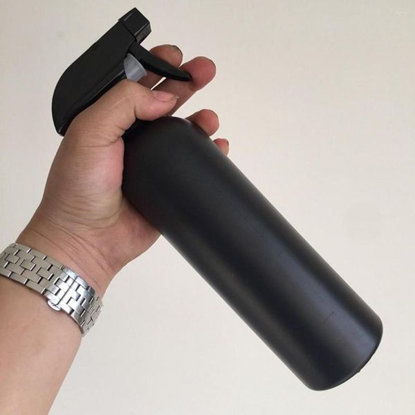 Attrezzature per l'irrigazione Flacone spray per parrucchieri da 500 ml Parrucchiere Strumenti per capelli da barbiere Spruzzatore ricaricabile nero Dispenser di alcol Pianta da giardinaggio