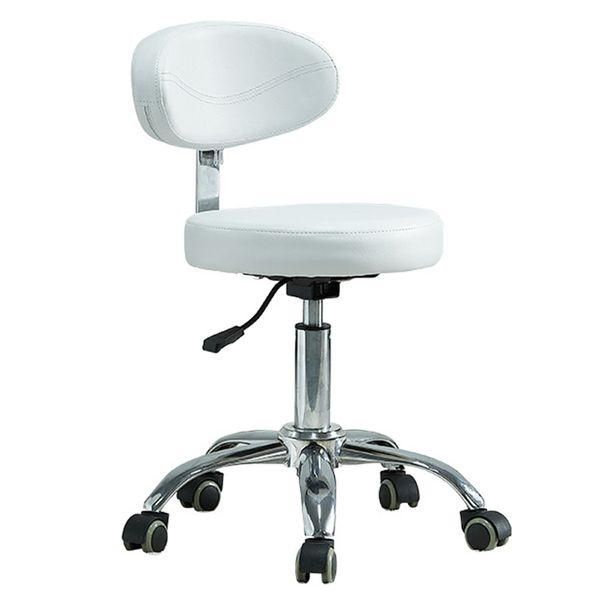 Pu deri iş resepsiyon sandalyesi salon mobilya kaldırma taburesi modern stil ayarlanabilir yükseklik kuaför salonu sandalye masaj salonu spa tabure haddeleme sandalye salonu