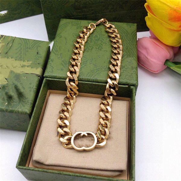 Gold Designer Pendant Ggity Collece G Jewelry Fashion Dired Gift Двойной буквы 5323