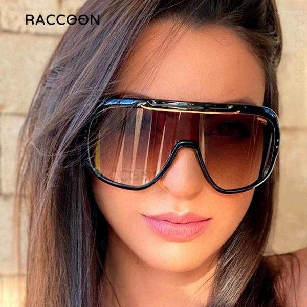 Sonnenbrille Mode Stil Übergroße Gesichtsschutz Maske Radfahren Frauen Cool Shade Schatten Marke Design Goggle Männer Sonnenbrille UV400