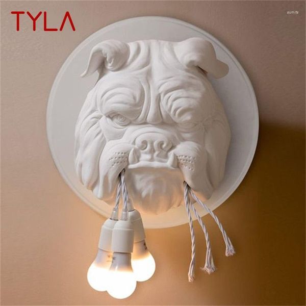 Wandleuchte TYLA Nordic Innenlampen Fixture Moderne LED-Wandlampen Kreative Hundeform Roman für Zuhause Foyer Korridor