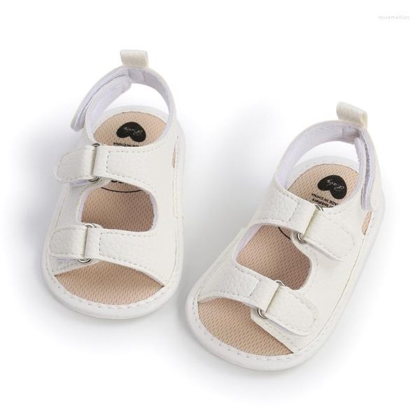 Sapatos de bebê First Walkers infantil sandália menino menina unissex antiderrapante verão com sola de borracha andador infantil 0-2 anos 066B
