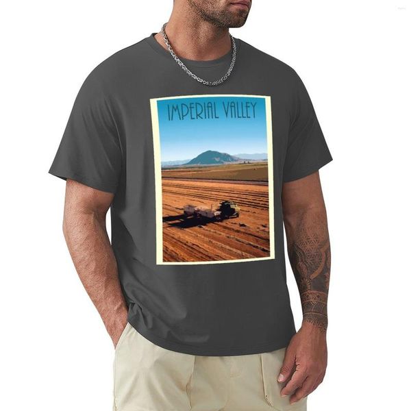 Herren Polos Imperial Valley Agriculture T-Shirt Schnell trocknend Plus Size Tops T-Shirts Mann Hippie Kleidung T-Shirts