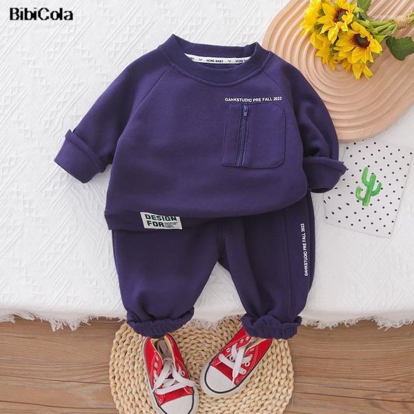 Kleidung Sets 2023 Baby Kleidung Frühling und Herbst Pullover Anzüge Jungen 1-5 Jahre alt Outdoor Freizeit Casual Sport