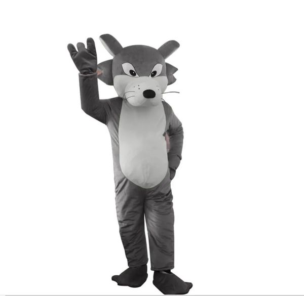 Hot new Grey Elephant Mascot Costume Top Cartoon Anime personagem tema Carnaval Unisex Adultos Tamanho Festa de Aniversário de Natal Outfit Outfit Terno