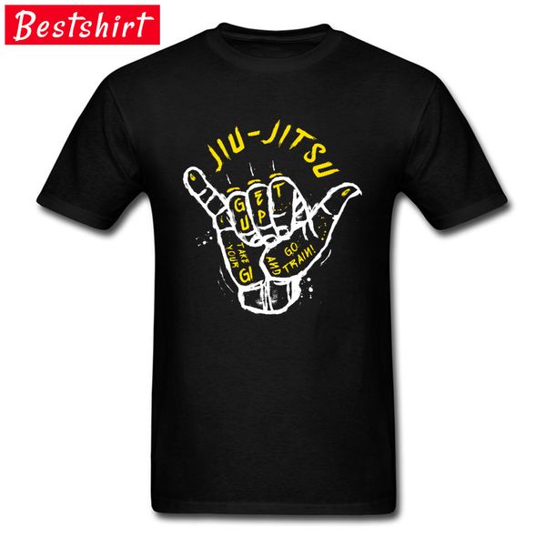 Jiu Jitsu Bjj Judo Brazil Jujitsu Tshirt Kurash Slim Fit Tops Рубашки 100% хлопок O-образный выстрел модная топ-футболка молодежь футболка