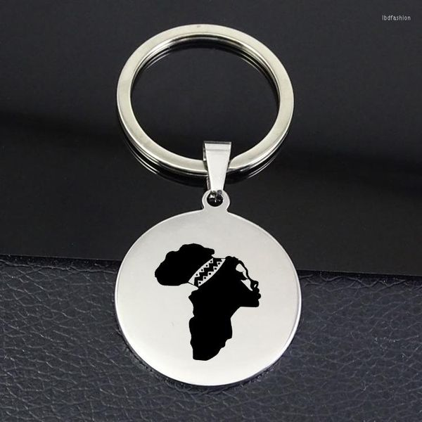 Клавицы Красивая Женщина Клавиц Африка Карта Диск Ювелирные изделия для мужчин и женщин бросают YP7364