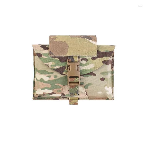 Sacos de armazenamento GBRS Bolsa de expansão Multicam IFAS Kit de emergência pessoal Quick Pick Original Laranja Quatro lados CP Exterior