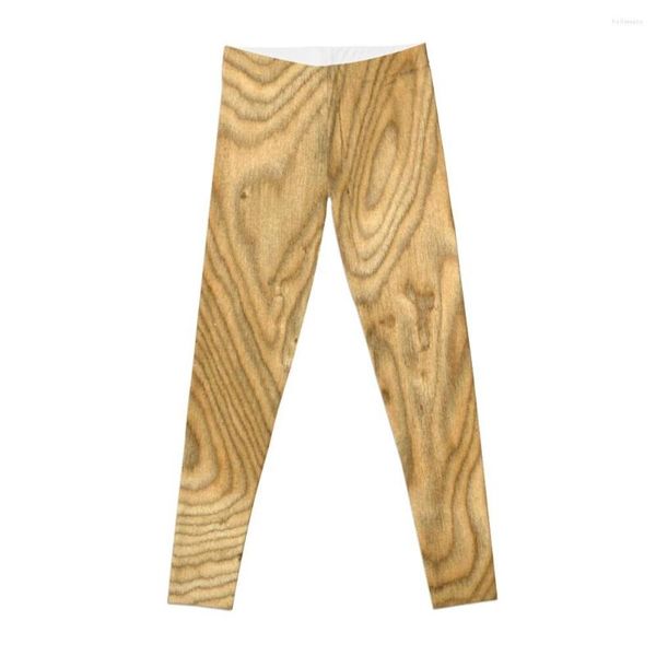 Active Pants Wood Grain Structure Veneer Design Radice di frassino con occhi Leggings Pantaloni da donna Pantaloni da jogging da donna