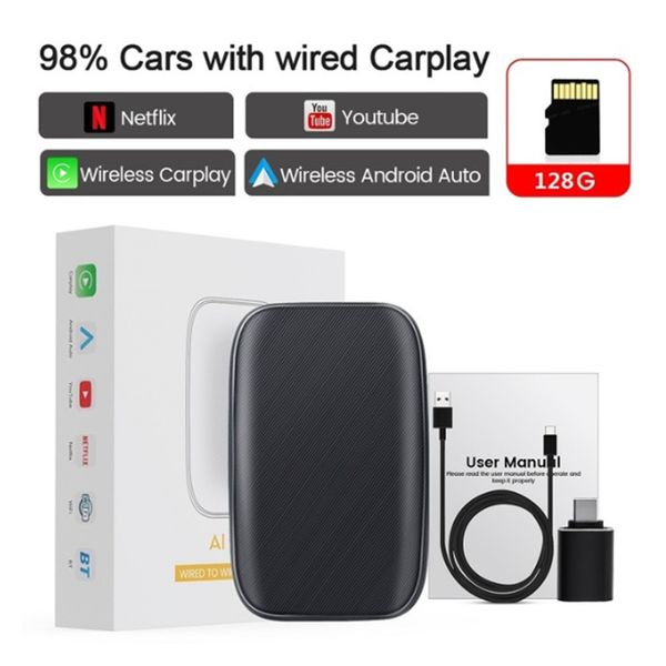 Беспроводная адаптер CarPlay Беспроводной CarPlay Dongle CarPlay AI Box SM-Art Car Bo-X для VW Be-NZ Au-D-I Kia Sko-Da Volv-O Ho-Nda Hyu-Ndai