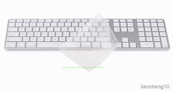 Tastaturabdeckungen für iMac kabelgebundene Tastatur A1243 MB110LL/B mit Ziffernblock US-Version Tastaturabdeckung Schutzfolie für iMac R230717