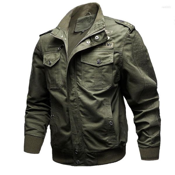 Männer Hoodies Hohe Qualität Military Bomber Jacke Herren Jacken Mäntel Slim Fit Mantel Männlich Casual Multi-tasche Pilot tops Mode