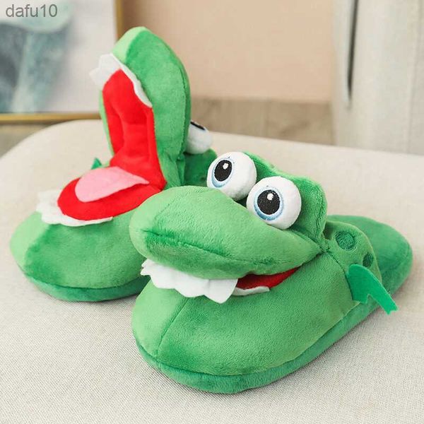 Hot Cute Odile Cotton Slippers Women Men Funny Slippers Non-slip Home Cotton Shoes Winter Plush Animal Slipper Ladies 2022 L230704