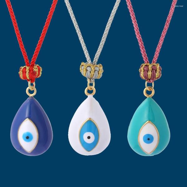 Подвесные ожерелья Турецкая злая голубая женщина ожерель