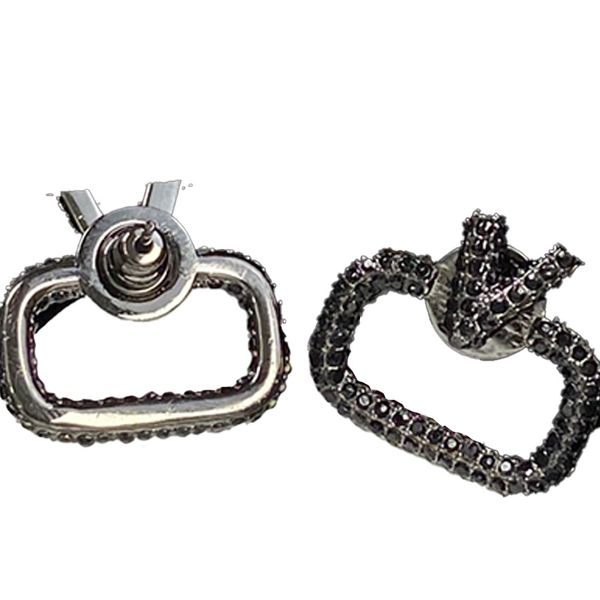 Orecchini con diamanti da donna Orecchini in oro con fascino chic Orecchini semplici con orecchini a goccia Gioielli per feste Copricapo con confezione