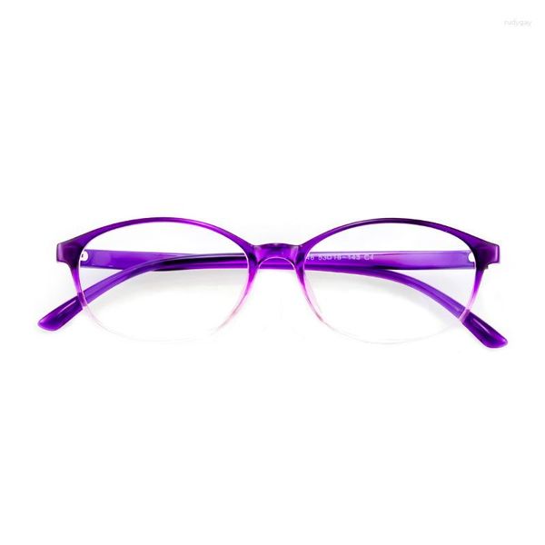 Óculos de sol moda feminina TR90 óculos de leitura ultraleve de aro completo roxo óculos anti-raio azul óculos de alta qualidade